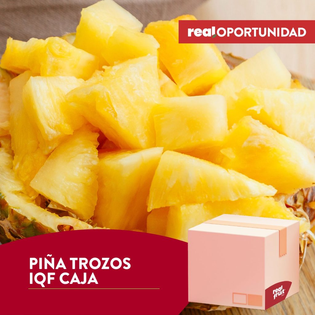 Piña en Trozos Iqf Caja 10 x 1 Kilo - RealFruit